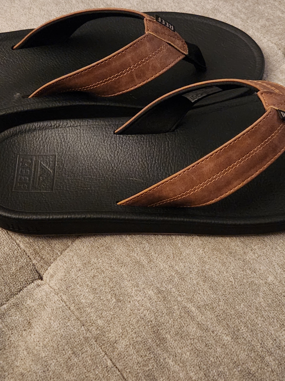 Reef Men’s Brown Journeyer Sandal Flip-Flops Sz 12 - Picture 5 of 8